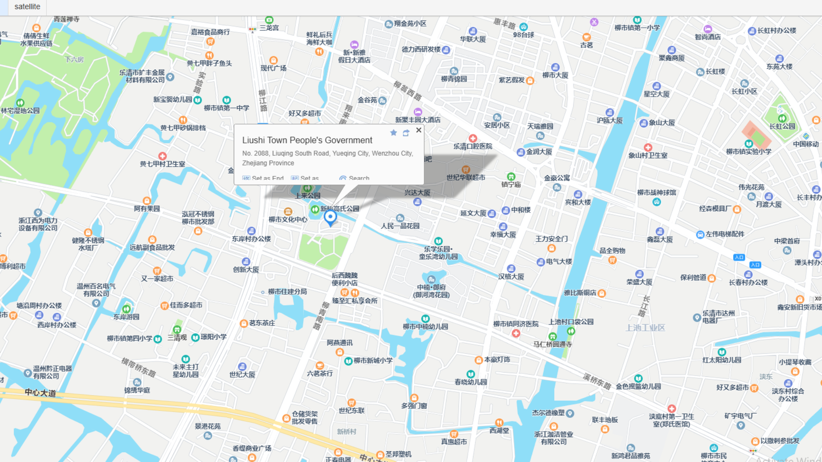 [Map showing company location]